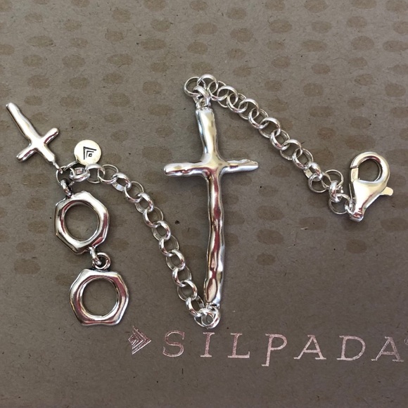 Silpada Cross ‘In Good Faith’ Sterling Silver bracelet BNIB - Picture 5 of 16